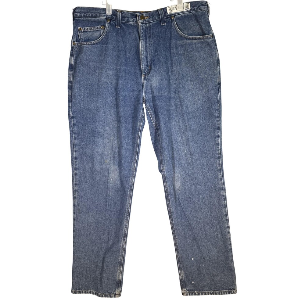 Carhartt Jeans Mens 38x32 Blue Relaxed Fit Workwear Denim Pants